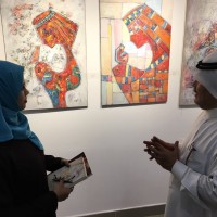 الفنانة التشكيلية ميساء مصطفي أبو هوانا بدأت في جدة