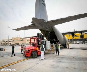 وصول الطائرة الإغاثية السعودية الخامسة لمساعدة الشعب السوداني