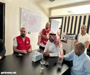 أمين "آركو" يزور غرفة العمليات المركزية للهلال الأحمر السوري ومراكز الإيواء في ريف دمشق