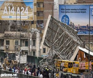 قتيل و5 جرحى بسقوط لوحة إعلانات في #مصر