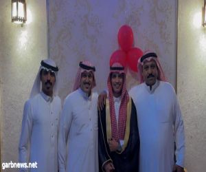 الشاب عبدالمالك المخيمر يحتفل بزواجه بالقصر الذهبي بمحافظة طبرجل