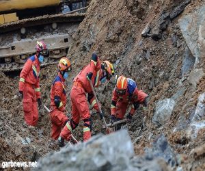 مصرع 14 شخصا في انهيار أرضي بإقليم سيتشوان الصيني