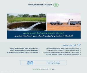 "البيئة": شروط وضوابط محدثة لإصدار رخص أنشطة استخراج وتوزيع المياه غير الصالحة للشرب