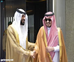 سمو الشيخ ناصر بن حمد آل خليفة يصل إلى جدة