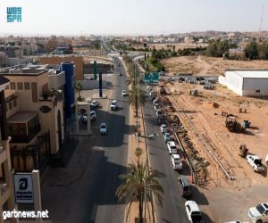 أمانة منطقة الجوف تدشّن مشروع تطوير امتداد طريق الملك فهد