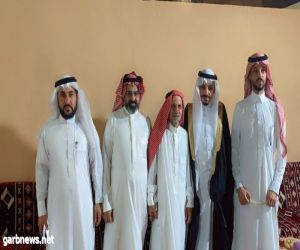 احتفل محمد الظاهر بزواج ابنه بمدينة عرعر.