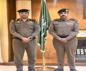 مدير شرطة محافظة الأحساء يقلد العتيبي رتبته الجديدة عقيدًا