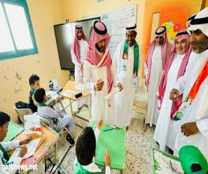 بالصور .. رئيس مركز السقيد بمحافظة جزر فرسان يفتتح معرض اليوم الوطني الـ93