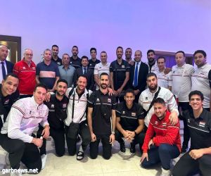 وزير الشباب والرياضة يستقبل بعثة المنتخب المصري للطائرة بعد تأهله لأوليمبياد باريس