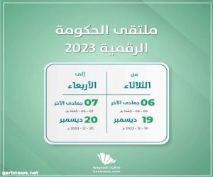 ملتقي الحكومه الرقمية 2023 في الرياض