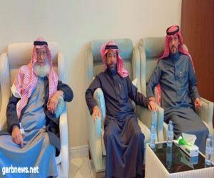 رئيس مكتب فرع هيئة الصحفيين السعوديين بمحافظة طبرجل يزور الدعيجاء ويطمئن على صحته