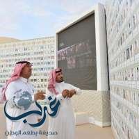 جدارية جنودنا البواسل بمهرجان الملك عبدالعزيز للإبل.تجذب الزوار