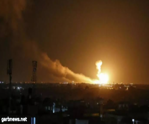 انفجارات تهز مدينة حمص السورية جراء قصف إسرائيلي