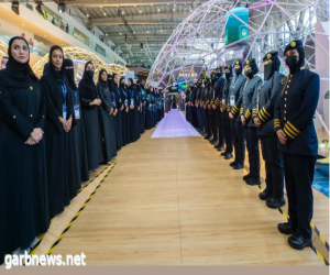 المرأة السعودية تشارك بجناح وزارة الداخلية في معرض الدفاع العالمي 2024