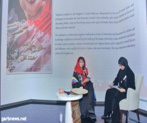 الجناح السعودي بمعرض نيودلهي الدولي للكتاب يعرض لزواره 11 حرفة يدوية تراثية