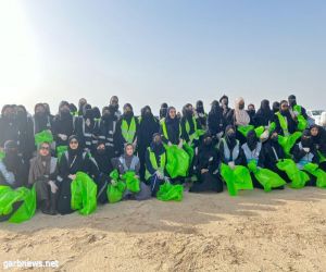 أمّ القُرى تنفذ حملة بعنوان: لشواطئ نظيفة وآمنة