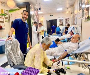 مكتب وزارة البيئة والمياه والزراعة بمحافظة القطيف ينظم حملة تبرع بالدم لمنسوبيه