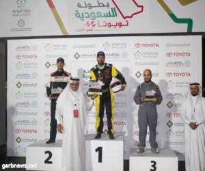 ضمن منافسات سباق (كسر الزمن) من بطولات الاتحاد السعودي لرياضة السيارات