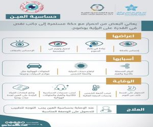 سعود الطبية توضّح أعراض حساسية العين وطرق الوقاية منها