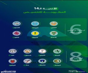 وزارة الرياضه تعلن بالتنسيق مع المركز الوطني للتخصيص بدأ المرحلة الثانية من تخصيص الأندية السعودية