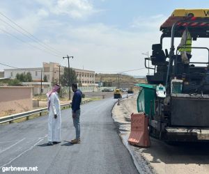 بلدية سراة عبيدة تواصل جهودها في تحسين المشهد الحضري