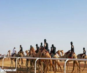 توجهم الأمير فهد بن جلوي في ختام فئة الـ "حقايق" كؤوس مهرجان ولي العهد للهجن الأولى .. "خليجية"