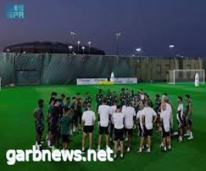 المنتخب السعودي يواصل تدريباته استعدادًا لمواجهة منتخب اليابان الخميس القادم