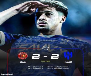 ضمك يحرم الهلال الصدارة بالتعادل الرابع