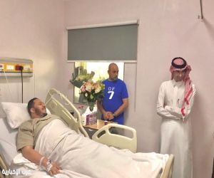 مدير عام فرع وزارة البيئة بمكة المكرمة يزور مدير مكتب الوزارة بالعاصمة المقدسة للاطمئنان على صحته