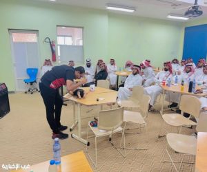 تنفيذ دورة المسعف المدرسي بثانوية الظبية