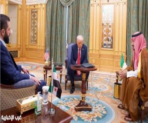 لقاء يجمع ولي العهد والرئيس الأمريكي والرئيس السوري في الرياض بمشاركة الرئيس التركي هاتفيًا