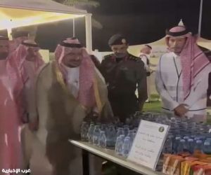 بيئة رنية تُنفذ مُبادرة تطوعية لسقيا الماء للحجاج والمُسافرين