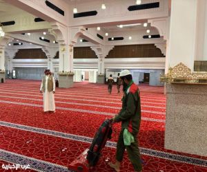 800 جولة ميدانية لصيانة الجوامع والمساجد بالمدينة المنورة استعدادًا لموسم الحج