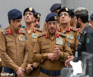 اللواء الفرج يقف على أعمال الدفاع المدني بالمدينة المنورة