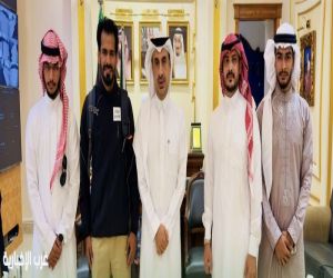 محافظ ⁧‫الليث‬⁩ يستقبل الرّحال السعودي نايف شكري
