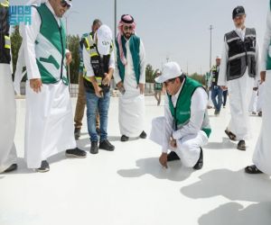 رئيس “هيئة الطرق” يطّلع على ابتكارات مرنة لتيسير تنقل الحجاج