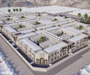 تنفيذ المرحلة الأولى من الخيام ذات الطابقين في مشعر منى