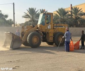 بلدية بيشة تهيئ مصليات العيد بمحافظة بيشة