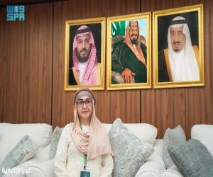 حاجة من البوسنة والهرسك تعبر عن سعادتها مما شاهدت في المملكة من خدمات متميزه لضيوف الرحمن
