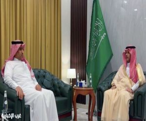 محافظ طبرجل يستقبل المهندس عبدالمجيد الرويلان مدير فرع وزارة النقل والخدمات اللوجستيه المعين حديثاً