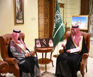 محافظ جدة يستقبل الرئيس التنفيذي للمؤسسة الخيرية لرعاية الأيتام (إخاء)
