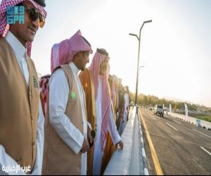 أمير حائل يدشّن مشروع جسر السمراء.. رابط حيوي بين شرق المدينة وغربها