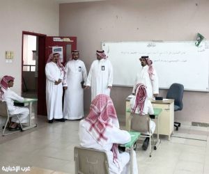 مدير عام التعليم بـ عسير يقف ميدانيًا على سير الدراسة والاختبارات النهائية