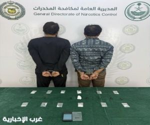 مكافحة المخدرات تقبض على مُقيمين من الجنسية البنجلاديشية في المدينة المنورة لترويجهما مواد مُخدرة