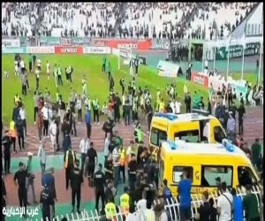 ارتفاع حصيلة حادثة ملعب المولودية ل٧٠ مصاب وثلاثة وفيات