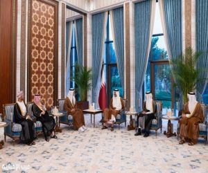أمير قطر يستقبل وزراء خارجية دول مجلس التعاون