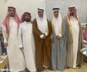الشيتي يحتفل بزواجه بقصر الربوة بمحافظة تيماء