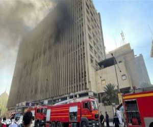 مصر.. 14 مصاباً في حريق "سنترال رمسيس" بوسط القاهرة