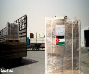 الأردن يسير 50 شاحنة غذاء إغاثية إلى شمال غزة