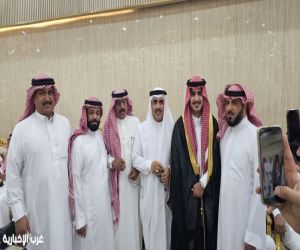 الشاعر جمعة الجراعبه يحتفل بزواج ابنه الشاب حازم